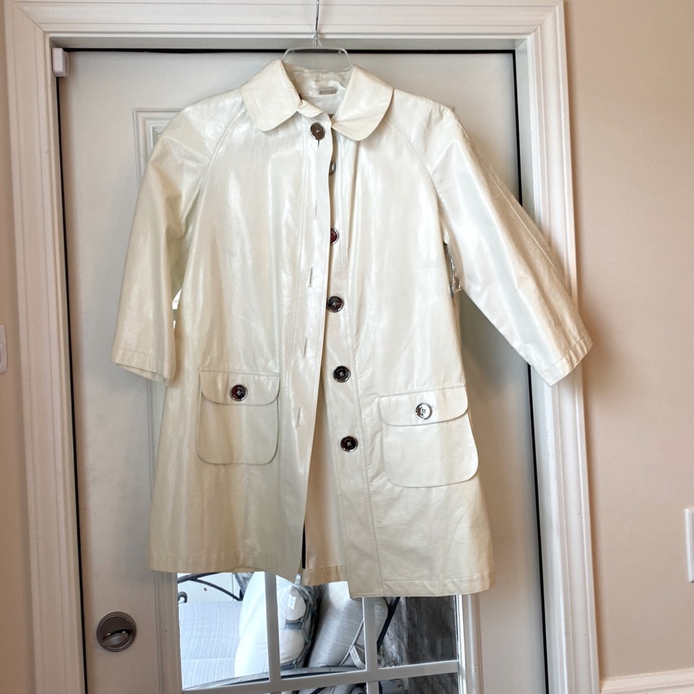 Michael Kors Rain Jacket (off white, size M)